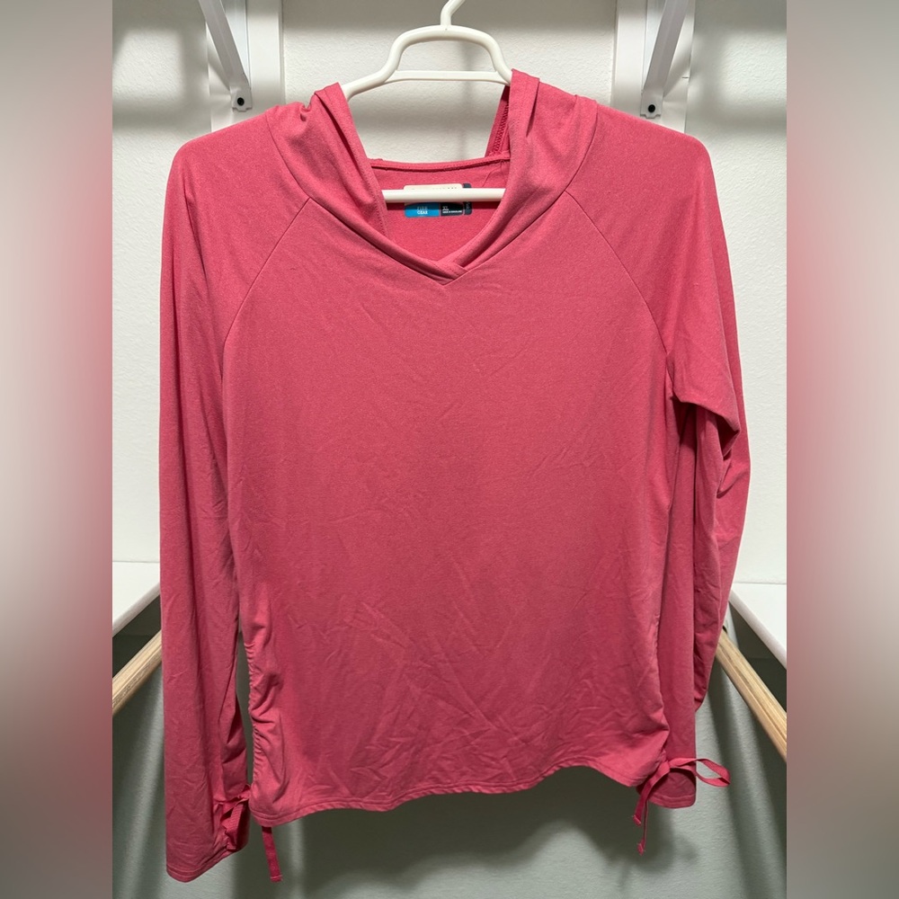 Magellan Outdoors Coral Pink Lightweight Hooded Top Women’s XL